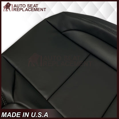 2005-2015 Nissan Titan Driver and Passenger Side Top and Bottom Seat Covers in Black : Choose from the variants