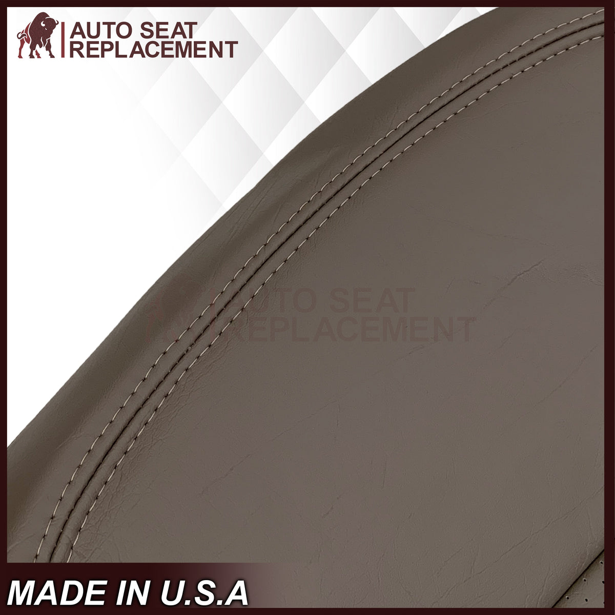 1992 - 1996 Ford Bronco Eddie Bauer Synthetic Leather Seat Cover In Mocha Tan