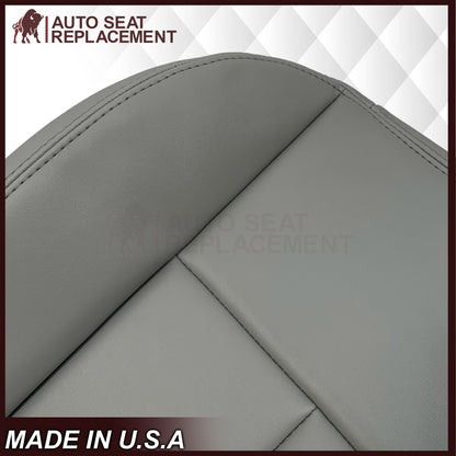 2005-2009 GMC Envoy SLT Denali - Replacement Leather Seat Cover In Gray