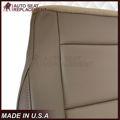 2015 - 2022 GMC Canyon & Canyon Denali (PERFORATED) Replacement Bottom Seat Covers in Jet Black OR Gray / Dune Tan: Choose your side