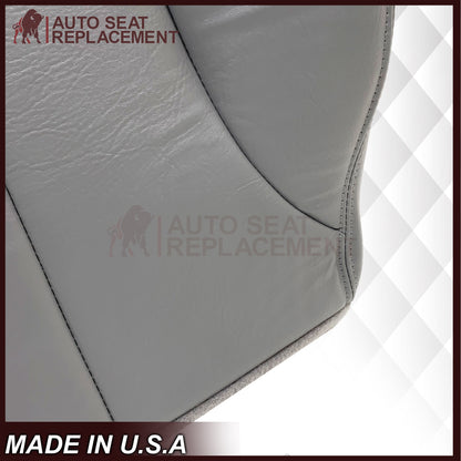 1998-2002 Dodge Ram 1500 2500 3500 Extended Cab Driver OR Passenger Bottom Seat Cover in Mist Gray: Choose From Variation