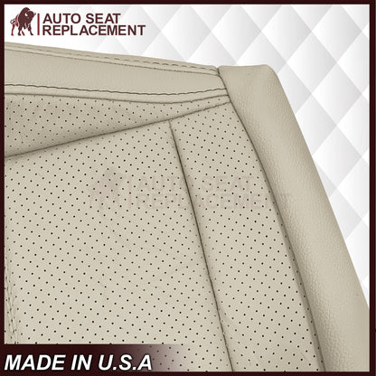2020 - 2025 Mercedes Benz GLE350 GLE450 Bottom Perforated Replacement Seat Cover In Light Tan (Beige)