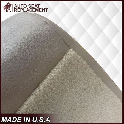1987-1993 Dodge Pickup Bench Replacement Leather Or Synthetic Leather Seat Covers In Gray