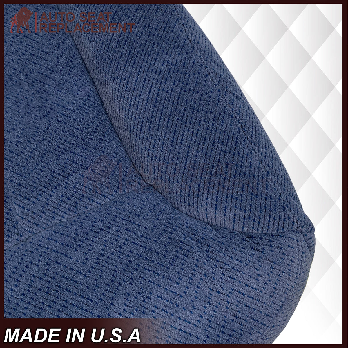 1995-1999 Chevy Tahoe Suburban Silverado Replacement Bottom Cloth Seat Cover in Navy Blue: Choose your options