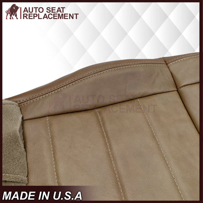 2007-2012 Jeep Wrangler-Replacement Driver OR Passenger Side Seat Cover In Dark Saddle