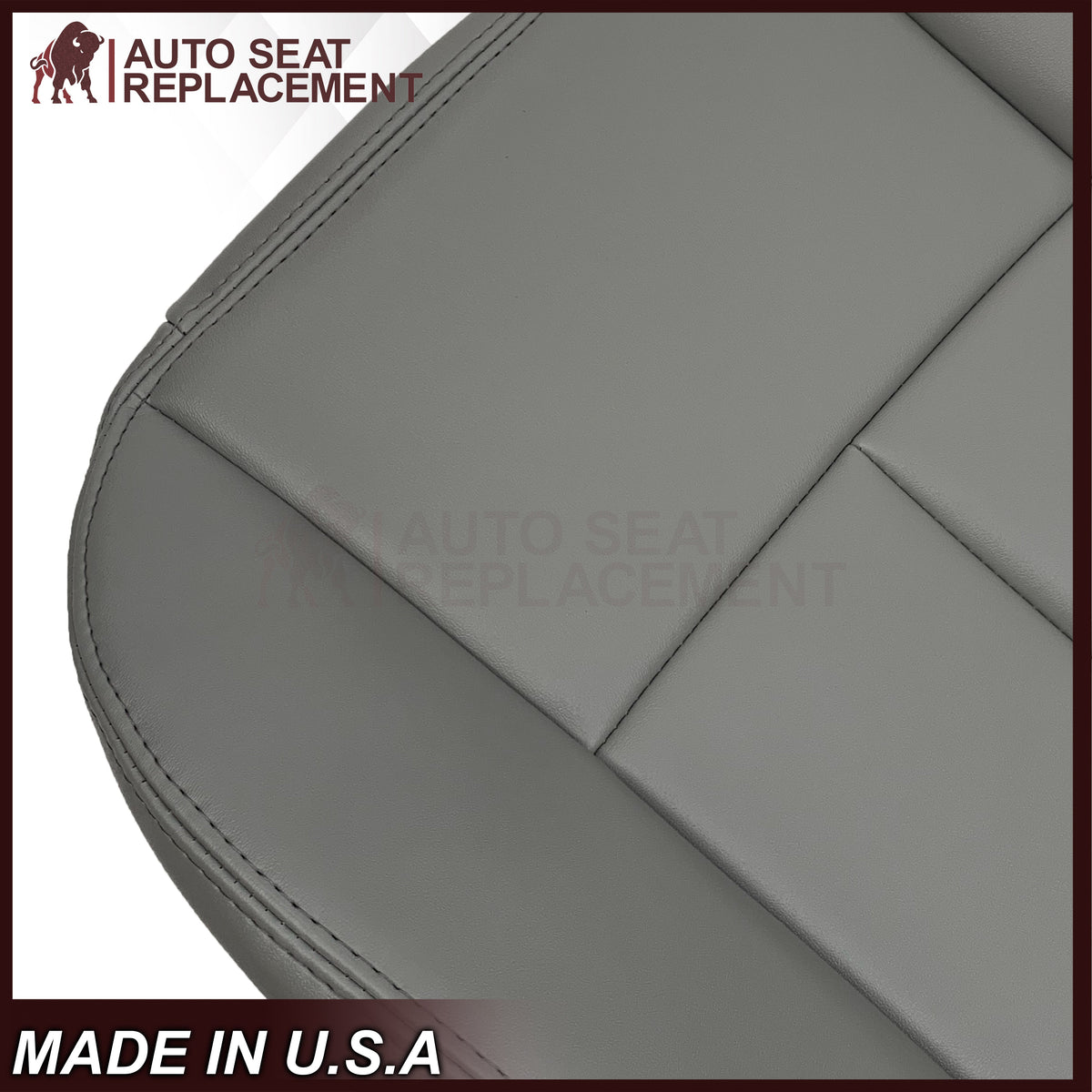 2005-2009 Chevrolet Trailblazer EXT LT Leather Replacement Seat Cover Gray