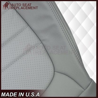 2015 - 2021 Mercedes Benz C250 C300 C350 Coupe Bottom Synthetic Leather Replacement Seat Cover In Gray