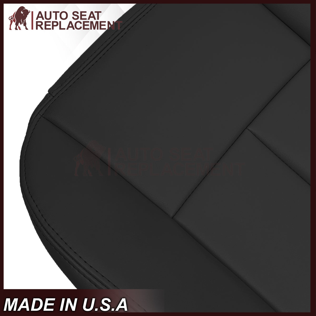 2005-2009 GMC Envoy SLT Denali - Replacement Leather Seat Cover In Black