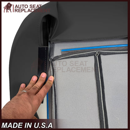 2005-2009 GMC Envoy SLT Denali - Replacement Leather Seat Cover In Black