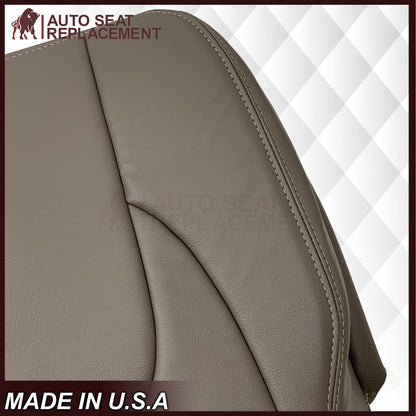 2002 - 2003 Dodge Ram 1500 2500 3500 4500 Laramie SLT Replacement Synthetic Leather & Suede Seat Cover In Tan