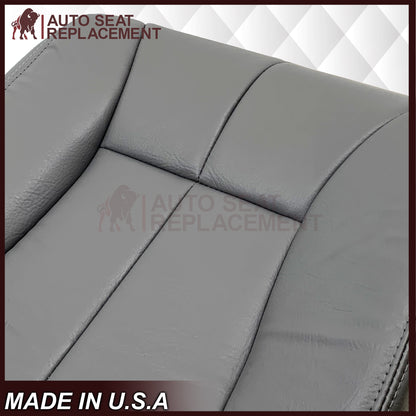 1998-2002 Dodge Ram 1500 2500 3500 Extended Cab Driver OR Passenger Bottom Seat Cover in Mist Gray: Choose From Variation