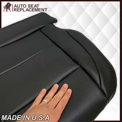 2005-2015 Nissan Titan Driver and Passenger Side Top and Bottom Seat Covers in Black : Choose from the variants