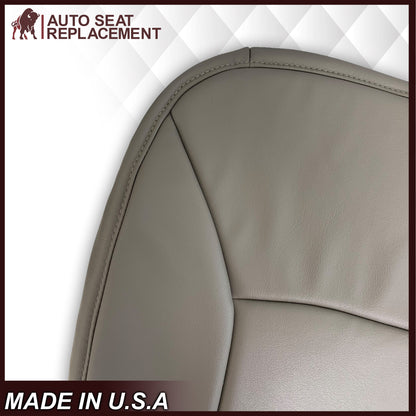 2000-2002 Ford E-Series Econoline Van E150 E250 E350 E450 Replacement Vinyl Seat Cover In SOLID Gray