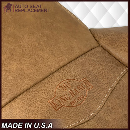2002-2007 Ford F250 F350 King Ranch Replacement Cowhide Genuine Leather Seat Covers