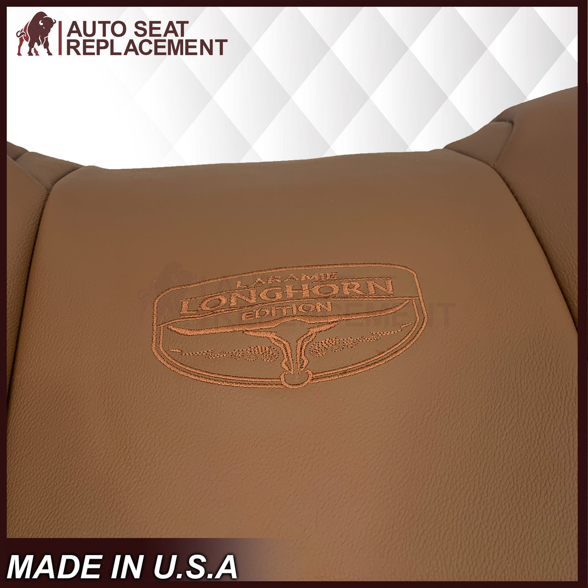 2010-2018 Dodge Ram 2500 Laramie Limited Long Horn Replacement Leather Seat Cover: Choose your pieces