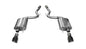 Corsa Performance 2015 Ford Mustang GT 5.0 3in Axle Back Exhaust Black Dual Tips