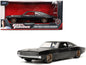 Dom's 1968 Dodge Charger Widebody Matt Black "Fast & Furious 9 F9" (2021) Movie 1/24 Diecast Model Car by Jada  free shipping USA