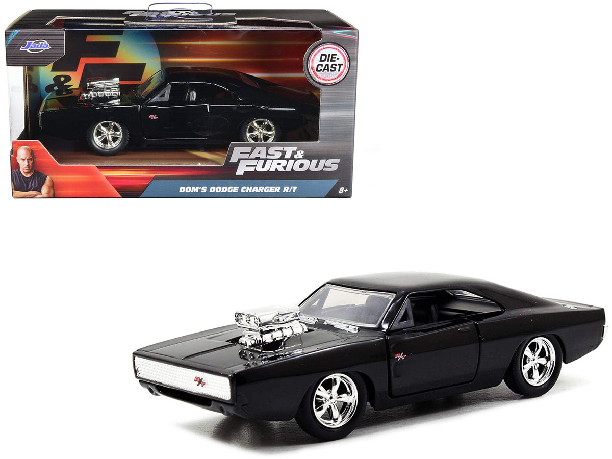 Dom's Dodge Charger R/T Black "Fast & Furious 7" (2015) Movie 1/32 Diecast Model Car by Jada  free shipping USA