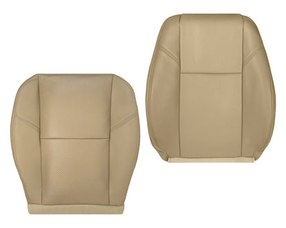 2007-2014 Chevy Silverado Suburban Tahoe Perforated Seat Cover in Light Cashmere Tan: Choose From Variation