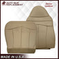 1999-2003 Ford F150 Lariat Replacement Seat Cover in Tan: Choose Leather or Vinyl