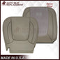 2004-2005 Dodge Ram 1500 2500 3500 4500 Laramie SLT Replacement Synthetic Leather & Suede Seat Cover In Tan