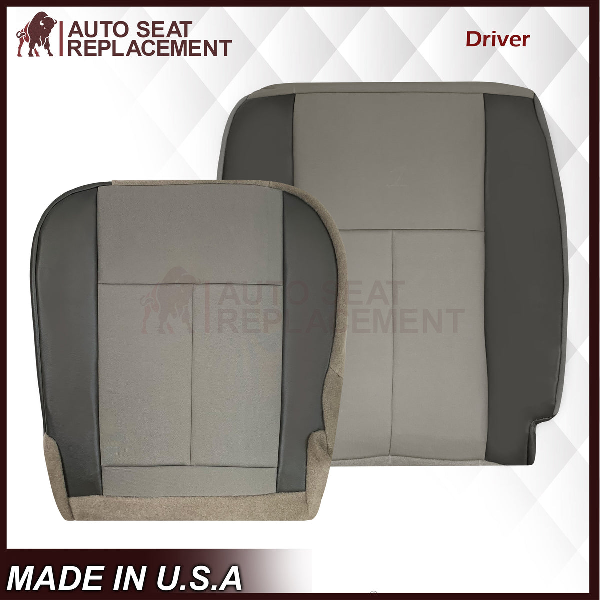 2012 - 2021 For Nissan NV1500 NV2500 NV3500 Replacement Cloth Seat Covers In Gray