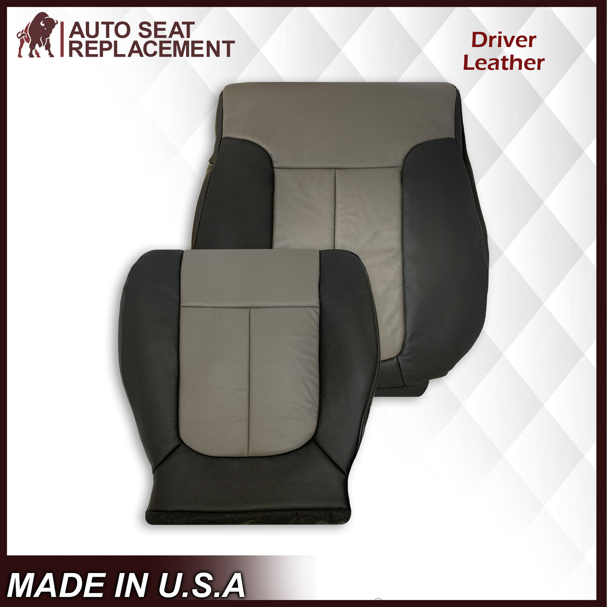 2010 - 2012 Ford F150 Harley Davidson Edition Perforated Leather Seat Covers