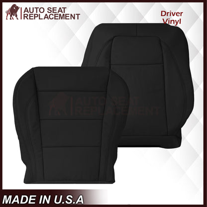 2007 - 2010 Jaguar XK XK-R Genuine Leather OR Synthetic Leather Seat Covers In Black