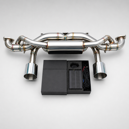 Titanium F1 Valved Catback Exhaust for Porsche Cayman 718 GT4 RS Spyder RS