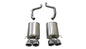Corsa Performance 09-13 Chevrolet Corvette (C6) 6.2L Polished Sport Axle-Back Exhaust
