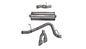 Corsa Performance 15-16 GMC Yukon Denali 6.2L V8 Single Side Exit Cat-Back Exhaust