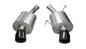 Corsa Performance 05-10 Ford Mustang Shelby GT500 5.4L V8 Black Sport Axle-Back Exhaust