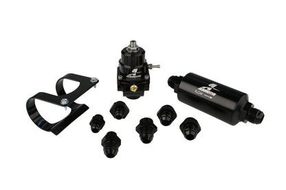Aeromotive Bypass Carb Regulator System, Fuel, Stealth, Filter, Filter Bracket