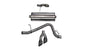 Corsa Performance Cat Back Exhaust, Sport, 3in, Single Side Twin Black 4in Tips, 2015