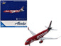Embraer ERJ-175 Commercial Aircraft "Alaska Airlines/Horizon - Washington State Cougars" (N661QX) Red with Gray Tail 1/400 Diecast Model Airplane by GeminiJets  free shipping USA