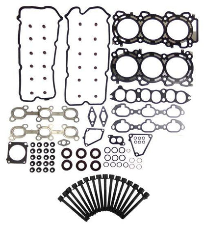Cylinder Head Gasket set with Head Bolt Kit 1995-1999 INFINITI,Nissan 3.0L
