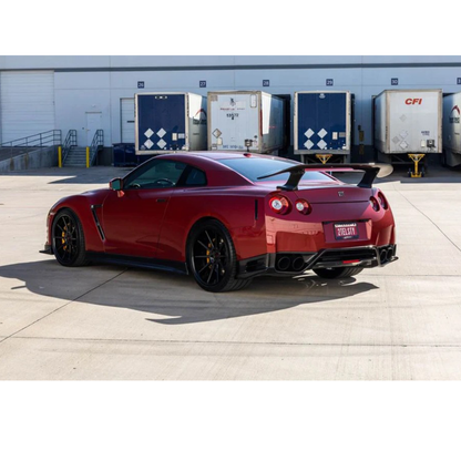Carbon Fiber Front Grille Trim Cover for Nissan GT R R35