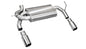 Corsa Performance Jeep 07-11 Wrangler 3.8L/12-14 Wrangler 3.6L Polished Sport Axle-Back