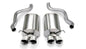 Corsa Performance Polished Sport Axle-Back Exhaust 05-08 Chevrolet Corvette C6 6.0L V8