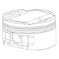 CP 9310 Steel Chamfered Wrist Pin (per piston) 866-2250-25CP3C