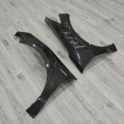 STG Style Dry Carbon Fiber Vented Front Fenders for Chevrolet Corvette C8 Stingray