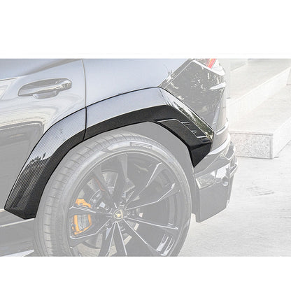IMP Style Carbon Fiber Rear Wide Fender Flares for Lamborghini Urus Truck