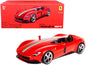 Ferrari Monza SP1 Red with Italian Flag Stripes "Signature Series" 1/18 Diecast Model Car by Bburago  free shipping USA