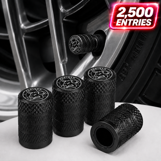 BBP® Black Valve Stem Caps 2500 ENTRIES