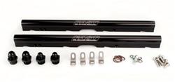 Black Billet Fuel Rail Kit For LS2 LSXr 102mm Intake Manifolds