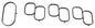 Fuel Injection Plenum Gasket 2005-2021 Nissan,Suzuki 4.0L