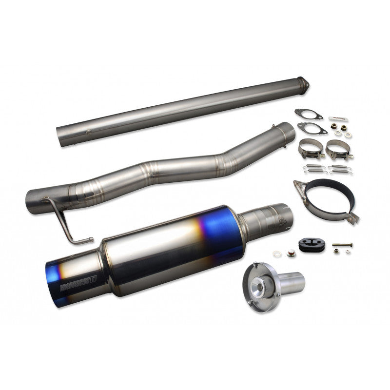 Evo 8-9 USDM Bumper Expreme Ti Muffler, Tomei TB6090-MT01B