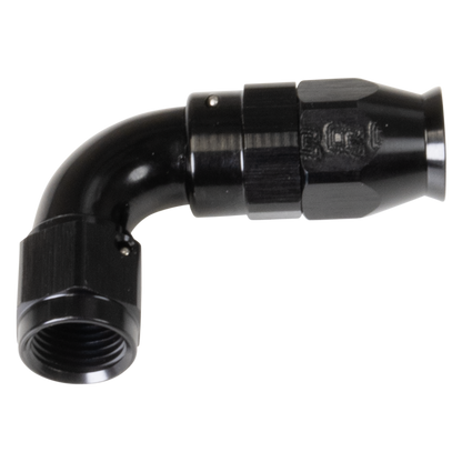 Black 90 -6 Pro PTFE Hose End