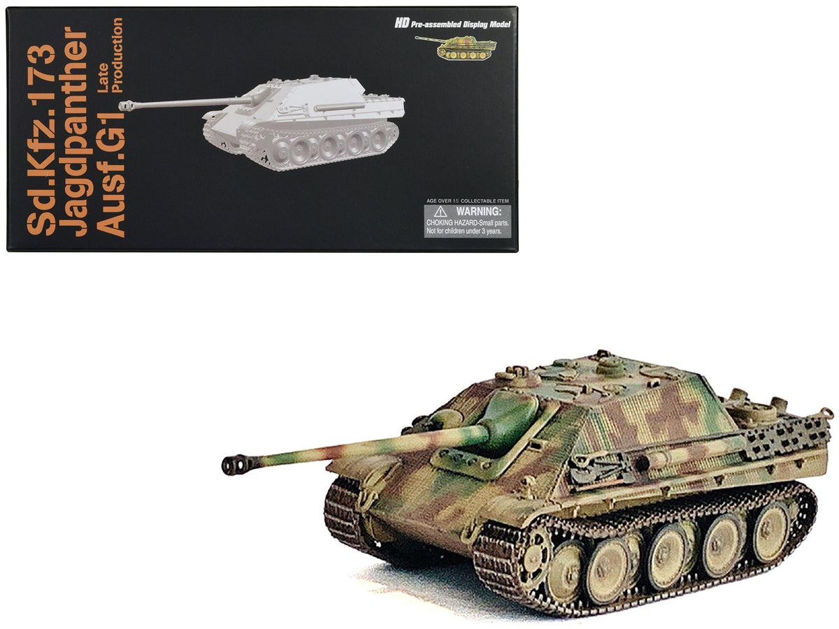 Germany Sd.Kfz.173 Jagdpanther Ausf.G1 Late Production Tank "sPz.Jg.Abt.654 France" (1944) "NEO Dragon Armor" Series 1/72 Plastic Model by Dragon Models  free shipping USA