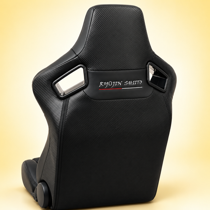 Ryujin Collection Gold Dragon Reclinable Adjustable Racing Bucket Seat